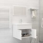 Juego de muebles de baño madera de ingeniería blanco de vidaXL, Muebles de baño - Ref: Foro24-3070865, Precio: 167,19 €, Desc...