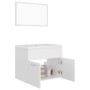 Juego de muebles de baño madera de ingeniería blanco de vidaXL, Muebles de baño - Ref: Foro24-3070865, Precio: 167,19 €, Desc...