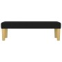 Banco de tela negro 100x30x30 cm de vidaXL, Bancos - Ref: Foro24-346654, Precio: 43,27 €, Descuento: %