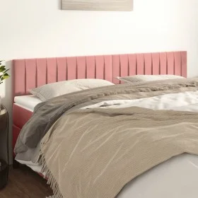 Kopfteile 2 Einheiten aus rosa Samt 90x5x78/88 cm von vidaXL, Kopf- und Fußteile - Ref: Foro24-346283, Preis: 56,20 €, Rabatt: %