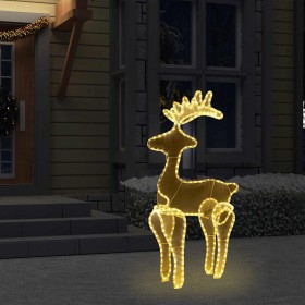 Reno de Navidad con malla 306 LED 60x24x89 cm en Decoración Festiva y Estacional | Comprar online en Foru.es