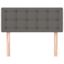 Cabecero de cuero sintético gris 80x5x78/88 cm de vidaXL, Cabeceros y pies de cama - Ref: Foro24-346408, Precio: 45,33 €, Des...