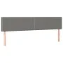 Headboards 2 units of dark gray fabric 80x5x78/88 cm by vidaXL, Headboards and footboards - Ref: Foro24-345945, Price: 41,61 ...