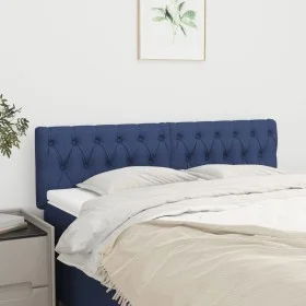 Cabeceros 2 unidades de tela azul 80x7x78/88 cm de vidaXL, Cabeceros y pies de cama - Ref: Foro24-346360, Precio: 71,32 €, De...