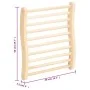Respaldo de sauna madera maciza de pino en forma de S de vidaXL, Accesorios de sauna - Ref: Foro24-51691, Precio: 48,58 €, De...