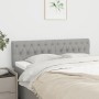 Cabeceros 2 unidades de tela gris claro 80x7x78/88 cm de vidaXL, Cabeceros y pies de cama - Ref: Foro24-346354, Precio: 73,39...