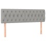 Cabeceros 2 unidades de tela gris claro 80x7x78/88 cm de vidaXL, Cabeceros y pies de cama - Ref: Foro24-346354, Precio: 73,39...