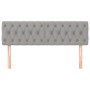 Cabeceros 2 unidades de tela gris claro 80x7x78/88 cm de vidaXL, Cabeceros y pies de cama - Ref: Foro24-346354, Precio: 73,39...