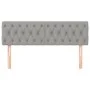 Cabeceros 2 unidades de tela gris claro 80x7x78/88 cm de vidaXL, Cabeceros y pies de cama - Ref: Foro24-346354, Precio: 70,75...