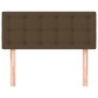 Cabecero de tela marrón oscuro 100x5x78/88 cm de vidaXL, Cabeceros y pies de cama - Ref: Foro24-346439, Precio: 33,90 €, Desc...