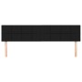 Cabeceros 2 unidades de tela negro 100x5x78/88 cm de vidaXL, Cabeceros y pies de cama - Ref: Foro24-346090, Precio: 59,75 €, ...