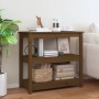 Mesa consola de madera maciza de pino marrón miel 80x40x74 cm de vidaXL, Mesas auxiliares - Ref: Foro24-821672, Precio: 92,65...