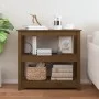 Honey brown solid pine wood console table 80x40x74 cm by vidaXL, Side tables - Ref: Foro24-821672, Price: 91,28 €, Discount: %