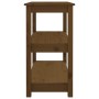 Mesa consola de madera maciza de pino marrón miel 80x40x74 cm de vidaXL, Mesas auxiliares - Ref: Foro24-821672, Precio: 92,65...