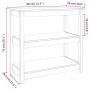 Mesa consola de madera maciza de pino marrón miel 80x40x74 cm de vidaXL, Mesas auxiliares - Ref: Foro24-821672, Precio: 92,65...