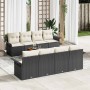 Conjunto de sofás de jardín 9 pcs Negro ratán sintético en Sofás de exterior | Comprar online en Foru.es