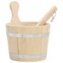 Set de cubeta y cucharón para sauna madera maciza de pino de vidaXL, Accesorios de sauna - Ref: Foro24-51692, Precio: 50,44 €...