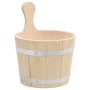 Set de cubeta y cucharón para sauna madera maciza de pino de vidaXL, Accesorios de sauna - Ref: Foro24-51692, Precio: 51,51 €...