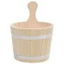 Set de cubeta y cucharón para sauna madera maciza de pino de vidaXL, Accesorios de sauna - Ref: Foro24-51692, Precio: 50,44 €...