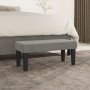 Banco de terciopelo gris claro 70x30x30 cm de vidaXL, Bancos - Ref: Foro24-346638, Precio: 39,22 €, Descuento: %