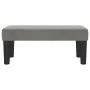 Banco de terciopelo gris claro 70x30x30 cm de vidaXL, Bancos - Ref: Foro24-346638, Precio: 37,57 €, Descuento: %