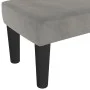 Banco de terciopelo gris claro 70x30x30 cm de vidaXL, Bancos - Ref: Foro24-346638, Precio: 37,57 €, Descuento: %