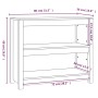 Estantería madera maciza de pino 80x35x68 cm de vidaXL, Librerías y estanterías - Ref: Foro24-821674, Precio: 74,54 €, Descue...