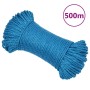 Cuerda de trabajo polipropileno azul 3 mm 500 m de vidaXL, Sogas y cuerdas metálicas - Ref: Foro24-152961, Precio: 33,23 €, D...