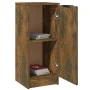 Aparadores 2 uds madera contrachapada roble ahumado 30x30x70 cm de vidaXL, Aparadores - Ref: Foro24-817007, Precio: 62,91 €, ...