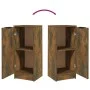 Aparadores 2 uds madera contrachapada roble ahumado 30x30x70 cm de vidaXL, Aparadores - Ref: Foro24-817007, Precio: 62,91 €, ...