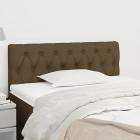Dark brown fabric headboard 100x7x78/88 cm by vidaXL, Headboards and footboards - Ref: Foro24-346329, Price: 47,69 €, Discoun...