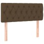 Cabecero de tela marrón oscuro 100x7x78/88 cm de vidaXL, Cabeceros y pies de cama - Ref: Foro24-346329, Precio: 48,38 €, Desc...