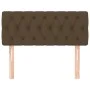 Cabecero de tela marrón oscuro 100x7x78/88 cm de vidaXL, Cabeceros y pies de cama - Ref: Foro24-346329, Precio: 47,69 €, Desc...