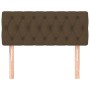 Cabecero de tela marrón oscuro 100x7x78/88 cm de vidaXL, Cabeceros y pies de cama - Ref: Foro24-346329, Precio: 48,38 €, Desc...
