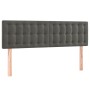 Cabeceros 2 unidades terciopelo gris oscuro 72x5x78/88 cm de vidaXL, Cabeceros y pies de cama - Ref: Foro24-346471, Precio: 6...