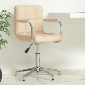 Silla de oficina giratoria de tela color crema en Sillas de oficina | Comprar online en Foru.es