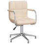 Silla de oficina giratoria de tela color crema en Sillas de oficina | Comprar online en Foru.es