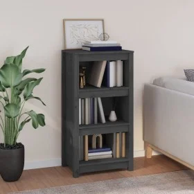 Regal aus massivem grauem Kiefernholz, 50 x 35 x 97 cm von vidaXL, Bücherregale und Regale - Ref: Foro24-821706, Preis: 78,87...
