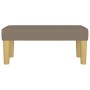 Banco de tela gris taupe 70x30x30 cm de vidaXL, Bancos - Ref: Foro24-346628, Precio: 46,60 €, Descuento: %