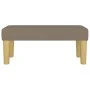 Banco de tela gris taupe 70x30x30 cm de vidaXL, Bancos - Ref: Foro24-346628, Precio: 39,99 €, Descuento: %