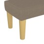 Banco de tela gris taupe 70x30x30 cm de vidaXL, Bancos - Ref: Foro24-346628, Precio: 46,60 €, Descuento: %