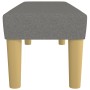 Banco de tela gris oscuro 100x30x30 cm de vidaXL, Bancos - Ref: Foro24-346653, Precio: 46,95 €, Descuento: %