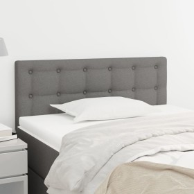 Cabecero de tela gris oscuro 100x5x78/88 cm de vidaXL, Cabeceros y pies de cama - Ref: Foro24-346437, Precio: 42,20 €, Descue...