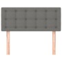Cabecero de tela gris oscuro 100x5x78/88 cm de vidaXL, Cabeceros y pies de cama - Ref: Foro24-346437, Precio: 42,20 €, Descue...