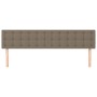 Cabeceros 2 unidades de tela gris taupe 90x5x78/88 cm de vidaXL, Cabeceros y pies de cama - Ref: Foro24-346500, Precio: 82,92...