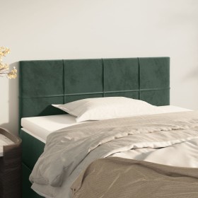 Cabecero de terciopelo verde oscuro 80x5x78/88 cm de vidaXL, Cabeceros y pies de cama - Ref: Foro24-346015, Precio: 31,38 €, ...