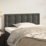 Cabecero de terciopelo gris oscuro 90x5x78/88 cm de vidaXL, Cabeceros y pies de cama - Ref: Foro24-346431, Precio: 52,51 €, D...