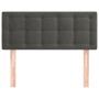 Cabecero de terciopelo gris oscuro 90x5x78/88 cm de vidaXL, Cabeceros y pies de cama - Ref: Foro24-346431, Precio: 52,51 €, D...
