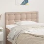 Cappuccino synthetic leather headboard 100x5x78/88 cm by vidaXL, Headboards and footboards - Ref: Foro24-346449, Price: 50,67...