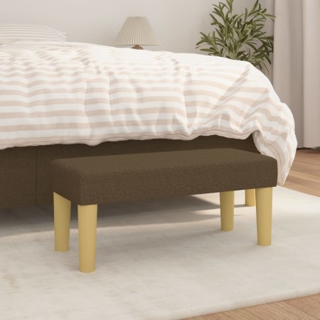 Banco de tela marrón 70x30x30 cm de vidaXL, Bancos - Ref: Foro24-346627, Precio: 47,61 €, Descuento: %